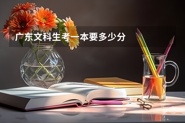 广东文科生考一本要多少分