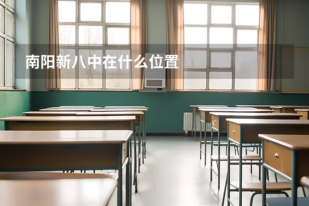南阳新八中在什么位置