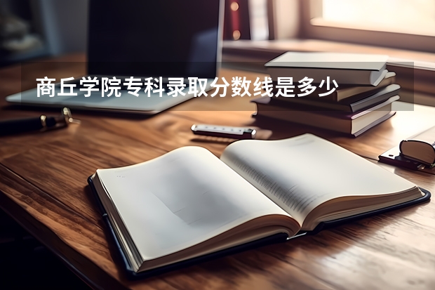 商丘学院专科录取分数线是多少