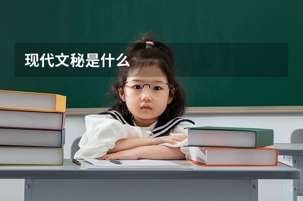 现代文秘是什么