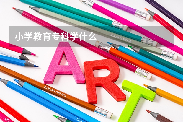小学教育专科学什么