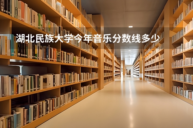 湖北民族大学今年音乐分数线多少