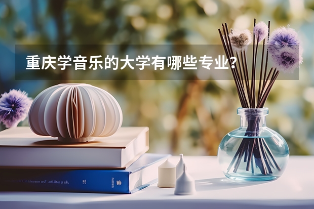 重庆学音乐的大学有哪些专业?