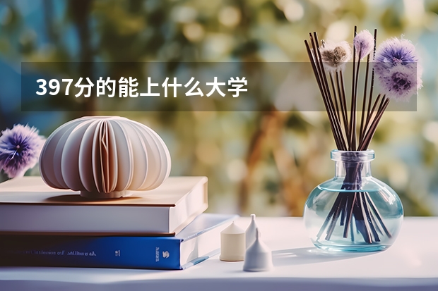 397分的能上什么大学