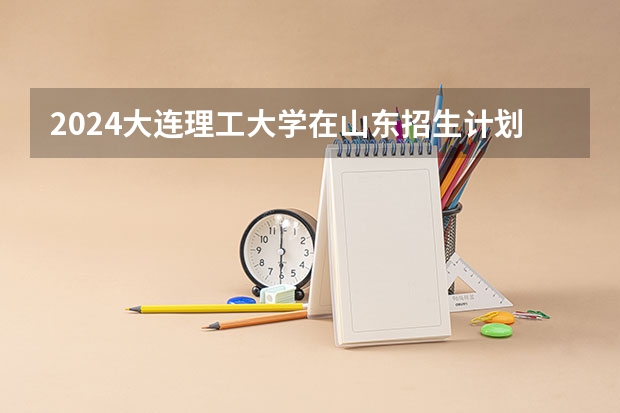 2024大连理工大学在山东招生计划（招多少人）