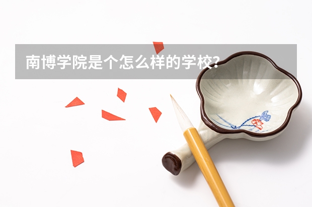 南博学院是个怎么样的学校？