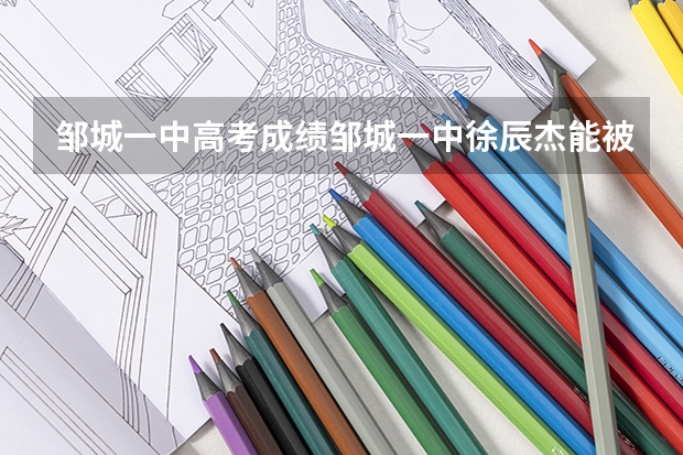 邹城一中高考成绩邹城一中徐辰杰能被好大学录取吗？