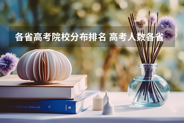 各省高考院校分布排名 高考人数各省排名