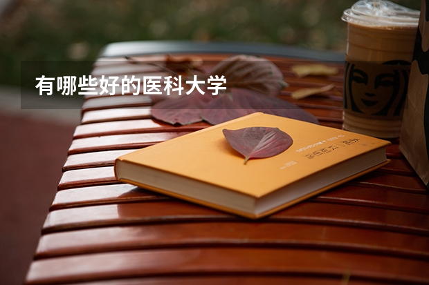 有哪些好的医科大学
