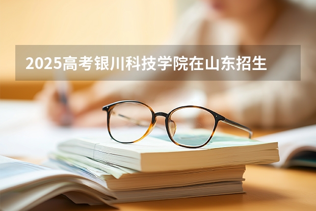 2025高考银川科技学院在山东招生计划介绍