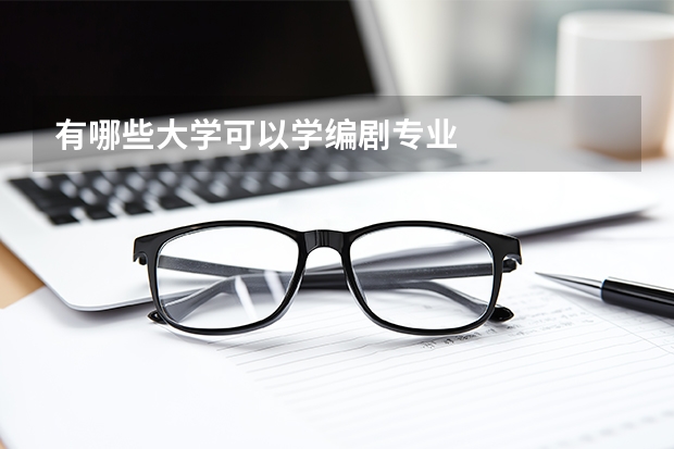有哪些大学可以学编剧专业