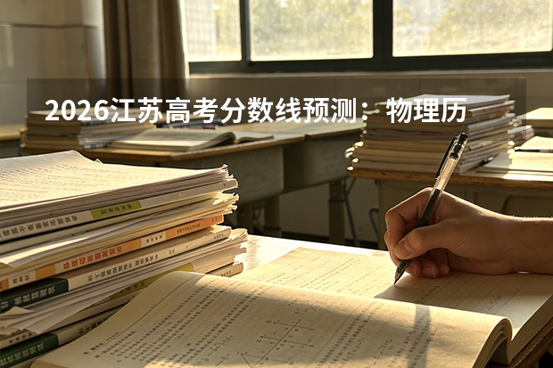 2026江苏高考分数线预测：物理历史类多少分稳上本科