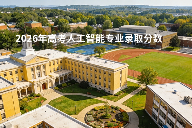 2026年高考人工智能专业录取分数线预测