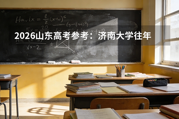 2026山东高考参考：济南大学往年录取情况参考