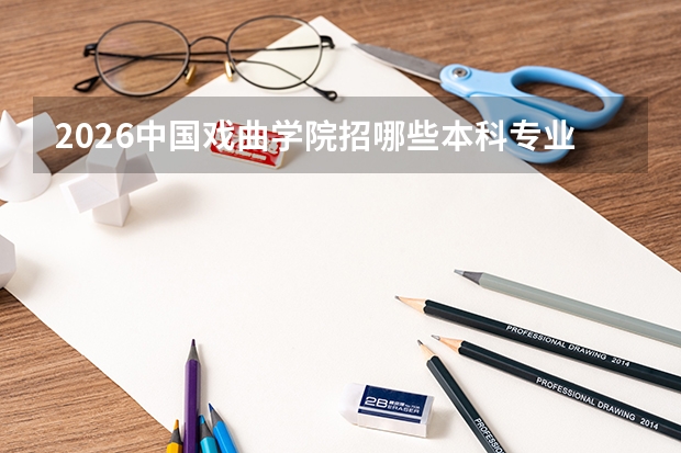 2026中国戏曲学院招哪些本科专业？京剧/戏曲导演优势专业