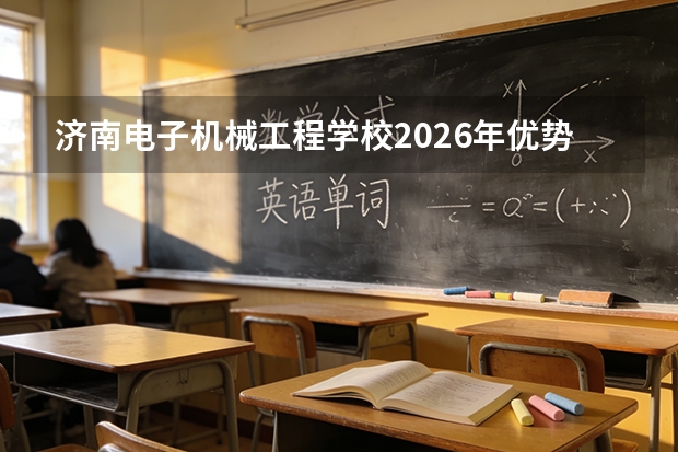 济南电子机械工程学校2026年优势专业与招生计划