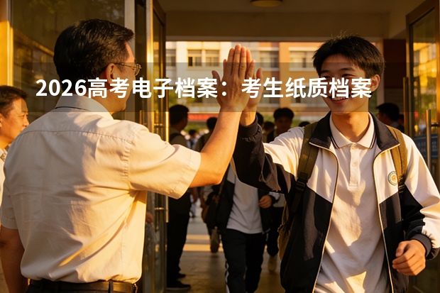 2026高考电子档案：考生纸质档案如何转接？