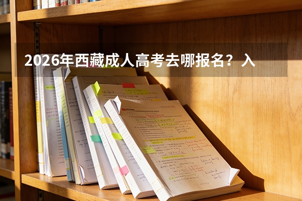 2026年西藏成人高考去哪报名？入口与材料