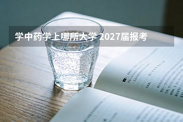 学中药学上哪所大学 2027届报考分数线与就业全景